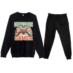 Christmas Gamer Premium Crewneck Sweatsuit Set