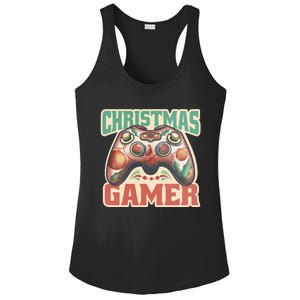 Christmas Gamer Ladies PosiCharge Competitor Racerback Tank