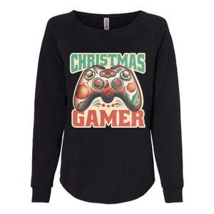 Christmas Gamer Womens California Wash Sweatshirt