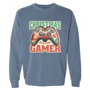 Christmas Gamer Garment-Dyed Sweatshirt