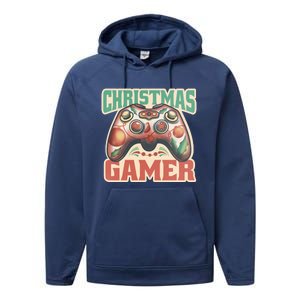 Christmas Gamer Performance Fleece Hoodie