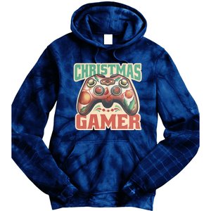 Christmas Gamer Tie Dye Hoodie