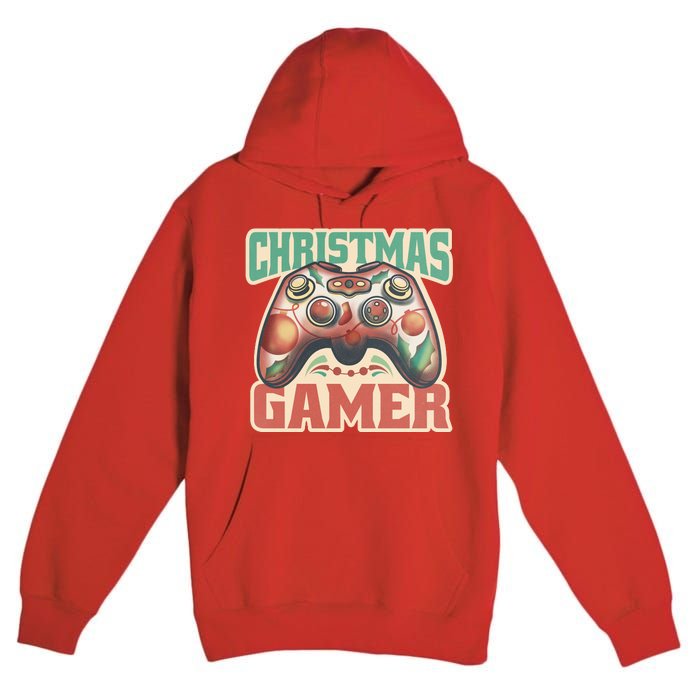 Christmas Gamer Premium Pullover Hoodie