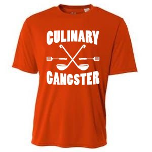 Culinary Gangster Cooking Best Cooking Chef Mom Dad Cute Gift Cooling Performance Crew T-Shirt