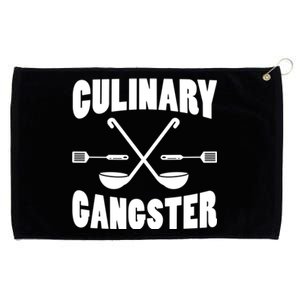 Culinary Gangster Cooking Best Cooking Chef Mom Dad Cute Gift Grommeted Golf Towel