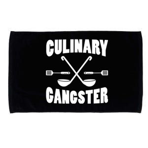 Culinary Gangster Cooking Best Cooking Chef Mom Dad Cute Gift Microfiber Hand Towel