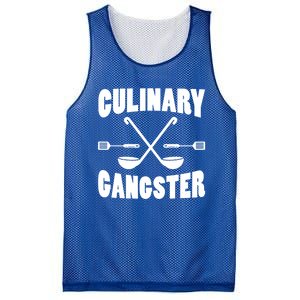 Culinary Gangster Cooking Best Cooking Chef Mom Dad Cute Gift Mesh Reversible Basketball Jersey Tank