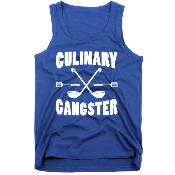 Culinary Gangster Cooking Best Cooking Chef Mom Dad Cute Gift Tank Top