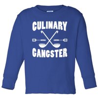 Culinary Gangster Cooking Best Cooking Chef Mom Dad Cute Gift Toddler Long Sleeve Shirt