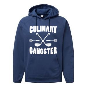 Culinary Gangster Cooking Best Cooking Chef Mom Dad Cute Gift Performance Fleece Hoodie