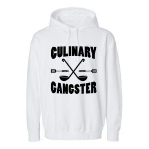 Culinary Gangster Cooking Best Cooking Chef Mom Dad Cute Gift Garment-Dyed Fleece Hoodie