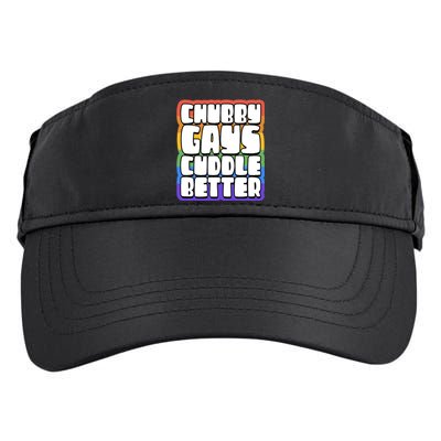 Chubby Gays Cuddle Better Funny Proud Gay Bear Husky Cute Adult Drive Performance Visor