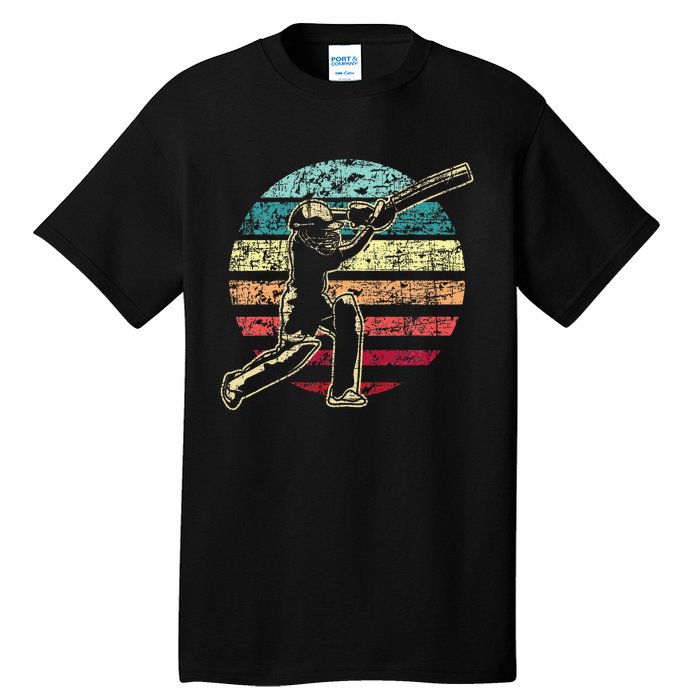 Cricket Game Cricketer Cricketing Batting Tall T-Shirt