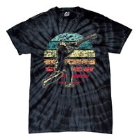 Cricket Game Cricketer Cricketing Batting Tie-Dye T-Shirt