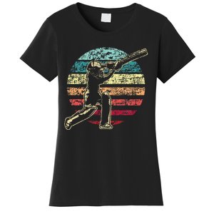 Cricket Game Cricketer Cricketing Batting Women's T-Shirt