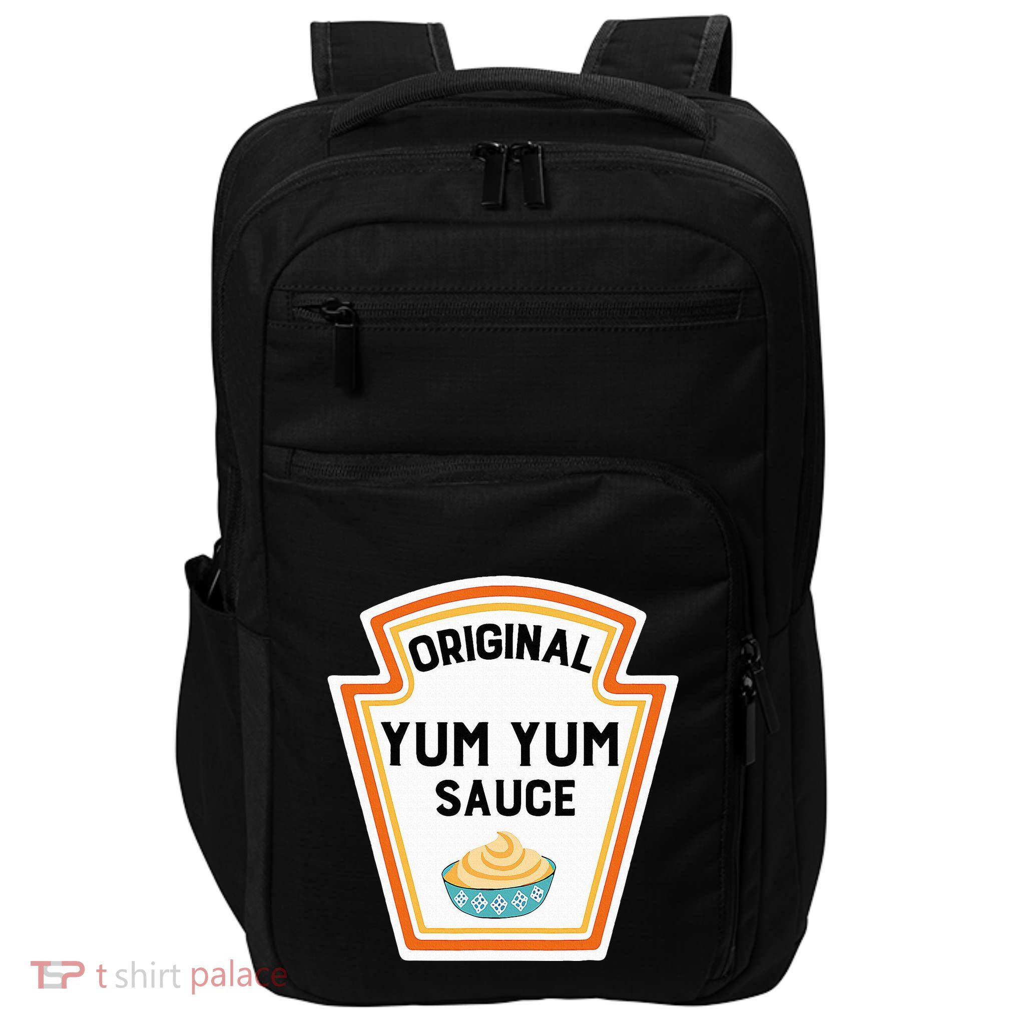 Cute Group Condiments Halloween Costume Family Yum Yum Sauce Impact Tech Backpack