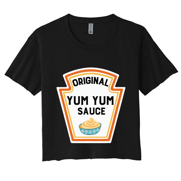 Cute Group Condiments Halloween Costume Family Yum Yum Sauce Crop Top