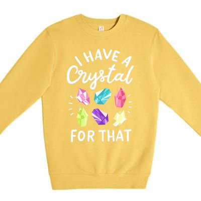 Crystal Gemstone Chakra Spiritual Energy Healing Premium Crewneck Sweatshirt