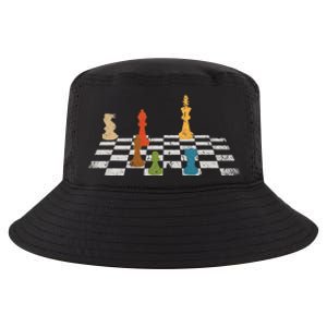 Chess Grandmaster Checkerboard Chess Board Checkmate Chess Cool Comfort Performance Bucket Hat