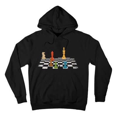 Chess Grandmaster Checkerboard Chess Board Checkmate Chess Hoodie