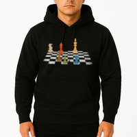 Chess Grandmaster Checkerboard Chess Board Checkmate Chess Hoodie