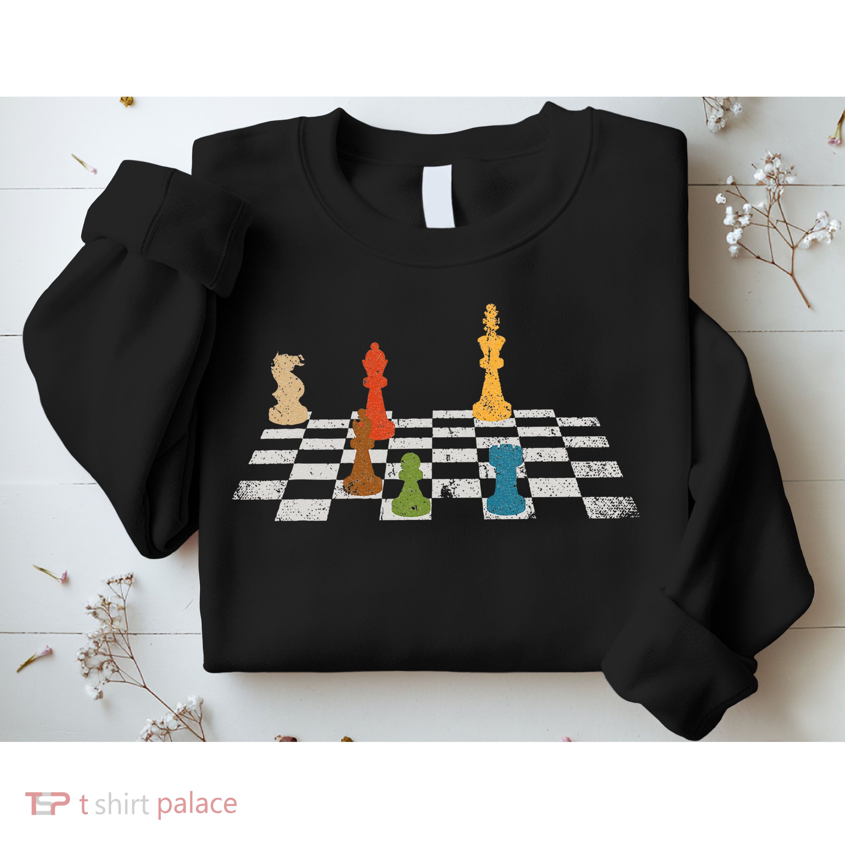 Chess Grandmaster Checkerboard Chess Board Checkmate Chess Sweatshirt