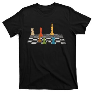 Chess Grandmaster Checkerboard Chess Board Checkmate Chess T-Shirt