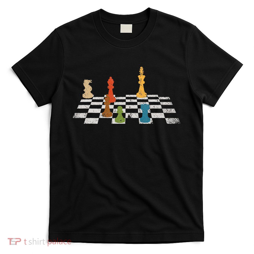 Chess Grandmaster Checkerboard Chess Board Checkmate Chess T-Shirt