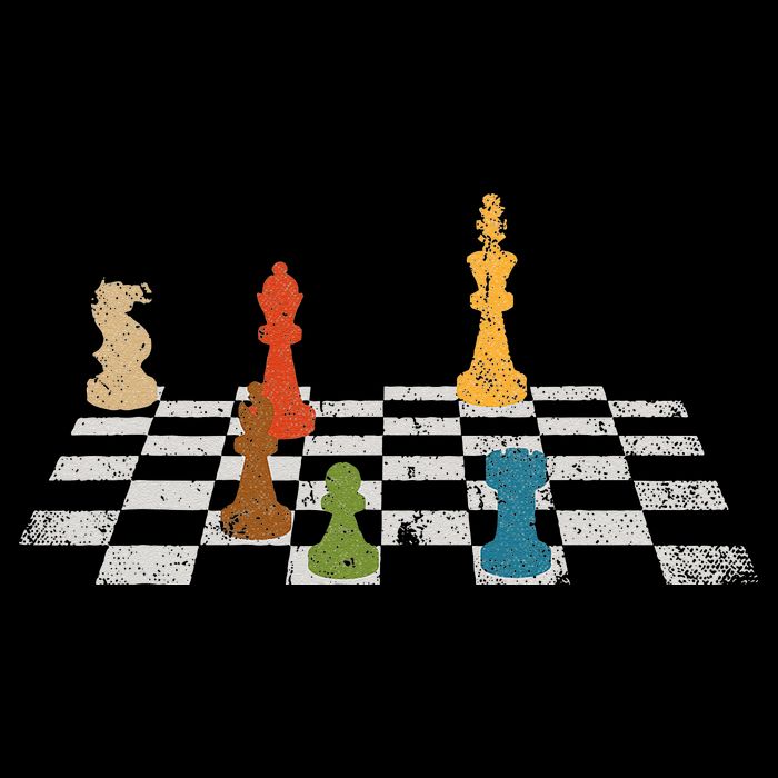 Chess Grandmaster Checkerboard Chess Board Checkmate Chess Tall T-Shirt