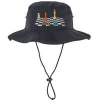 Chess Grandmaster Checkerboard Chess Board Checkmate Chess Legacy Cool Fit Booney Bucket Hat