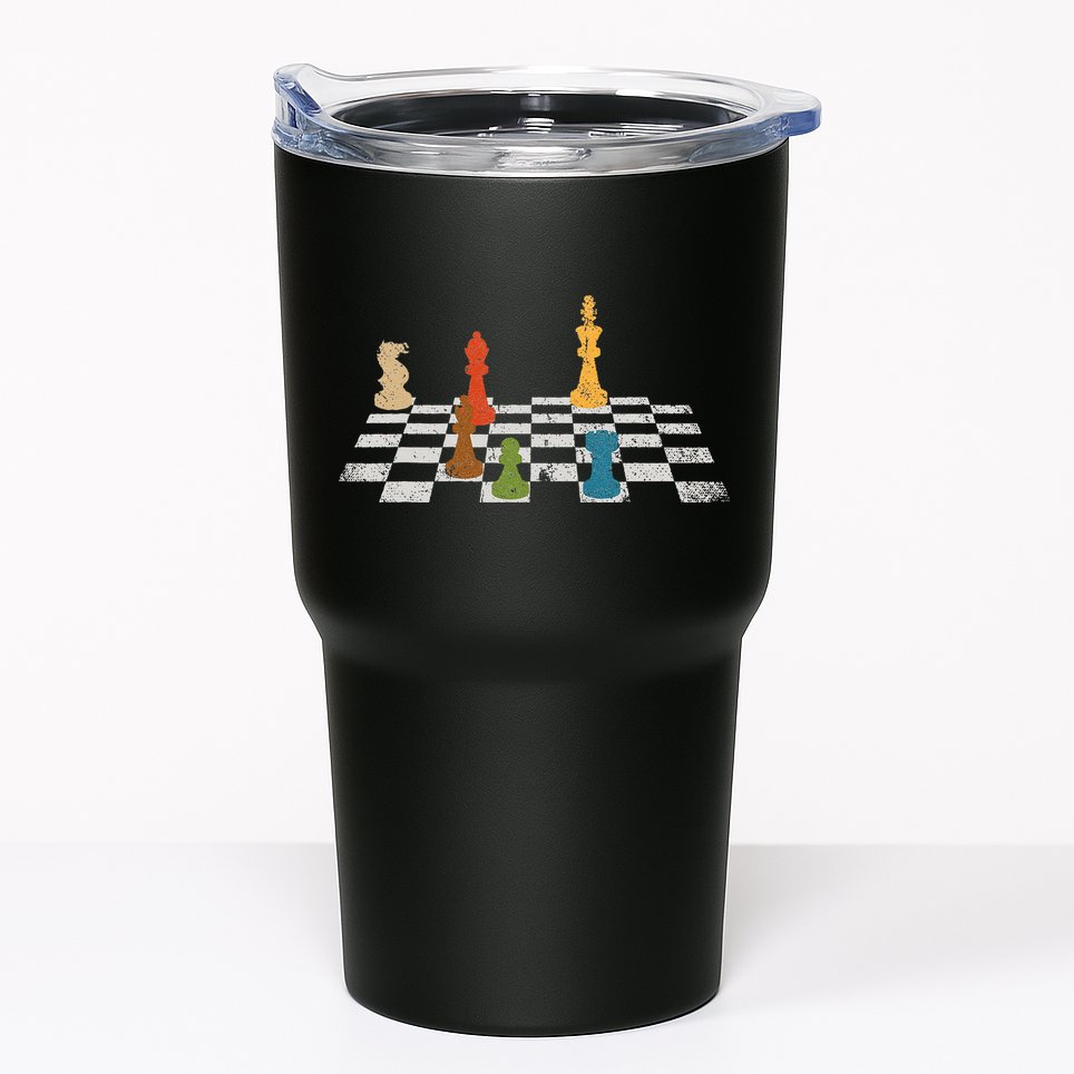 Chess Grandmaster Checkerboard Chess Board Checkmate Chess Tumbler