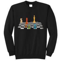Chess Grandmaster Checkerboard Chess Board Checkmate Chess Tall Sweatshirt