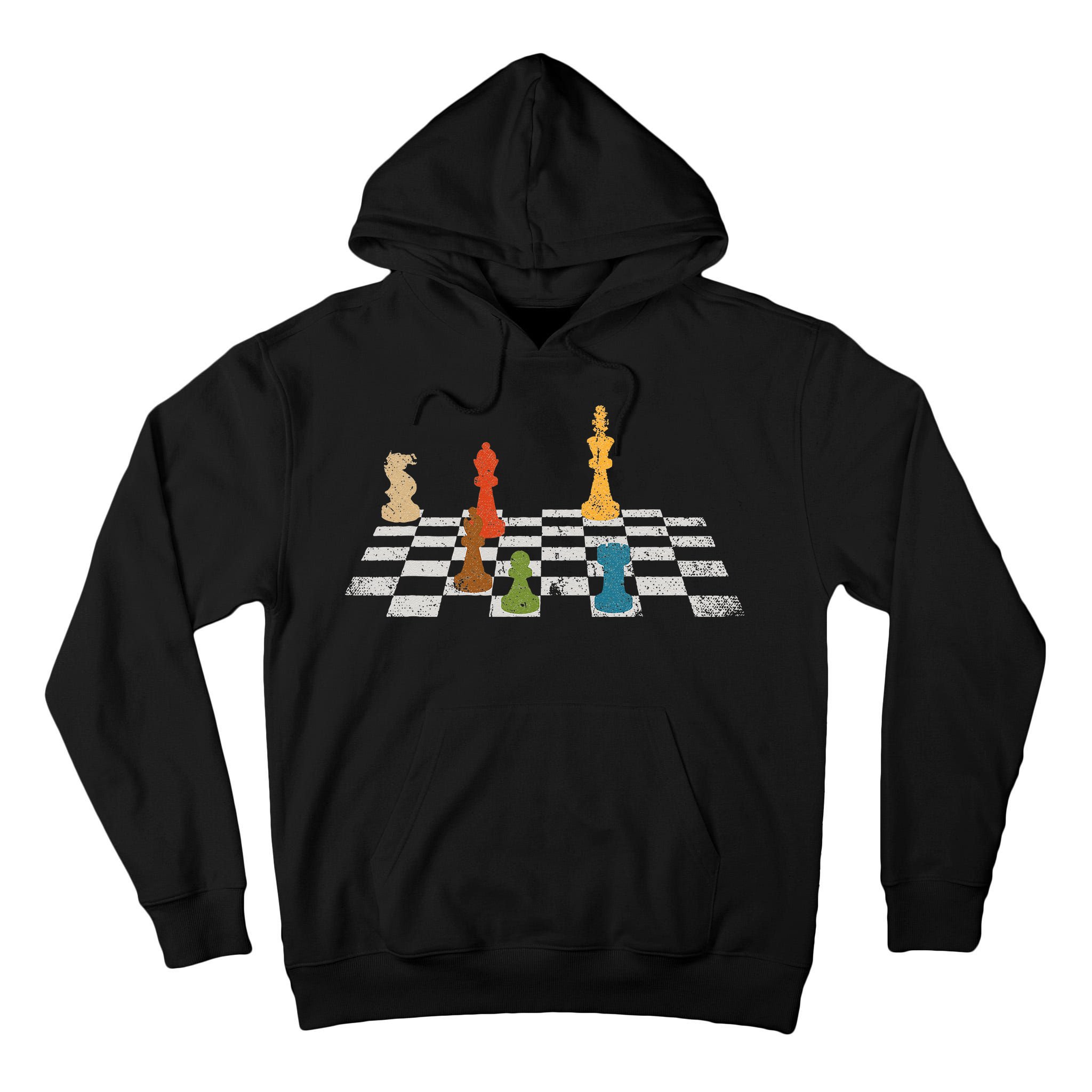 Chess Grandmaster Checkerboard Chess Board Checkmate Chess Tall Hoodie