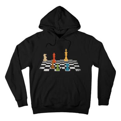 Chess Grandmaster Checkerboard Chess Board Checkmate Chess Tall Hoodie