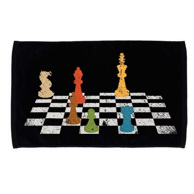 Chess Grandmaster Checkerboard Chess Board Checkmate Chess Microfiber Hand Towel