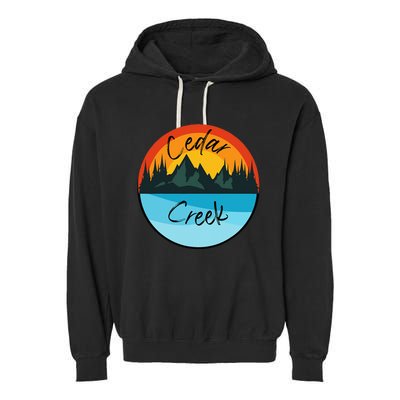 Camping Graphic Cedar Creek Graphic Garment-Dyed Fleece Hoodie