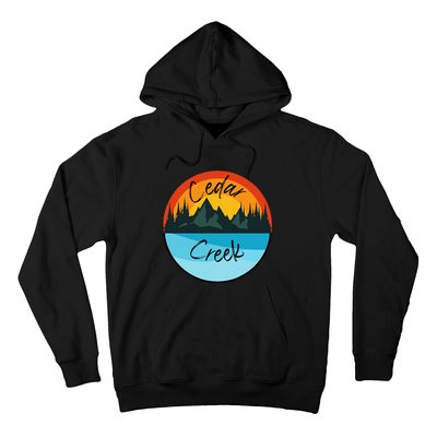 Camping Graphic Cedar Creek Graphic Hoodie