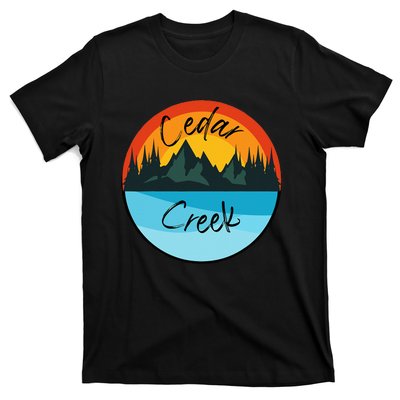 Camping Graphic Cedar Creek Graphic T-Shirt