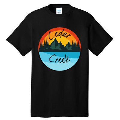 Camping Graphic Cedar Creek Graphic Tall T-Shirt