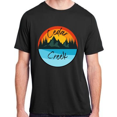 Camping Graphic Cedar Creek Graphic Adult ChromaSoft Performance T-Shirt