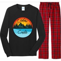 Camping Graphic Cedar Creek Graphic Long Sleeve Pajama Set