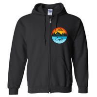 Camping Graphic Cedar Creek Graphic Full Zip Hoodie