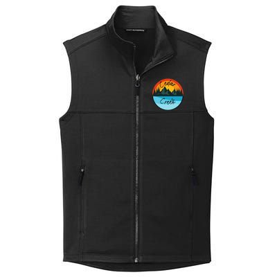 Camping Graphic Cedar Creek Graphic Collective Smooth Fleece Vest