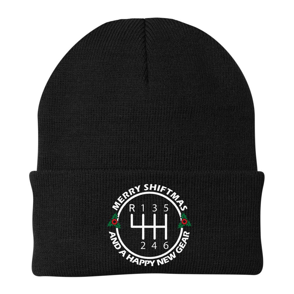 Car Guy Christmas Funny Auto Racing Mechanic Manual Carguy Beanie