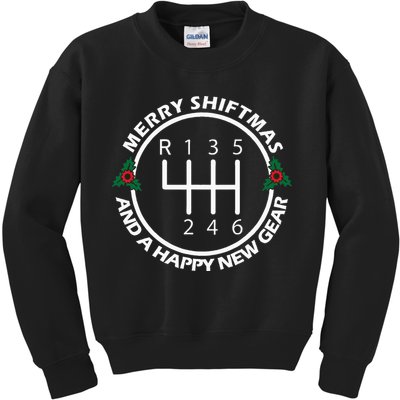 Car Guy Christmas Funny Auto Racing Mechanic Manual Carguy Kids Sweatshirt