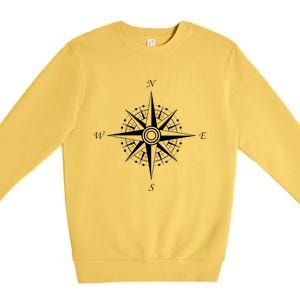 Compass Graphic Premium Crewneck Sweatshirt