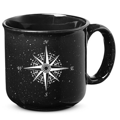 Compass Graphic 15oz Campfire Ceramic Mug