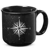 Compass Graphic 15oz Campfire Ceramic Mug