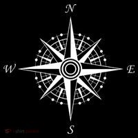 Compass Graphic Magnet