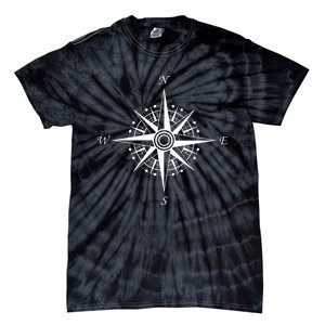 Compass Graphic Tie-Dye T-Shirt